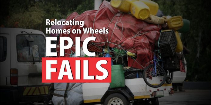 Relocating Homes on Clumsy Wheels - Epic Fails