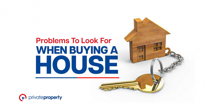 Problems to look out for when buying a house