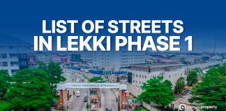 List of Streets in Lekki Phase 1, Lagos State