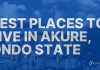 Best Places to Live in Akure, Ondo State